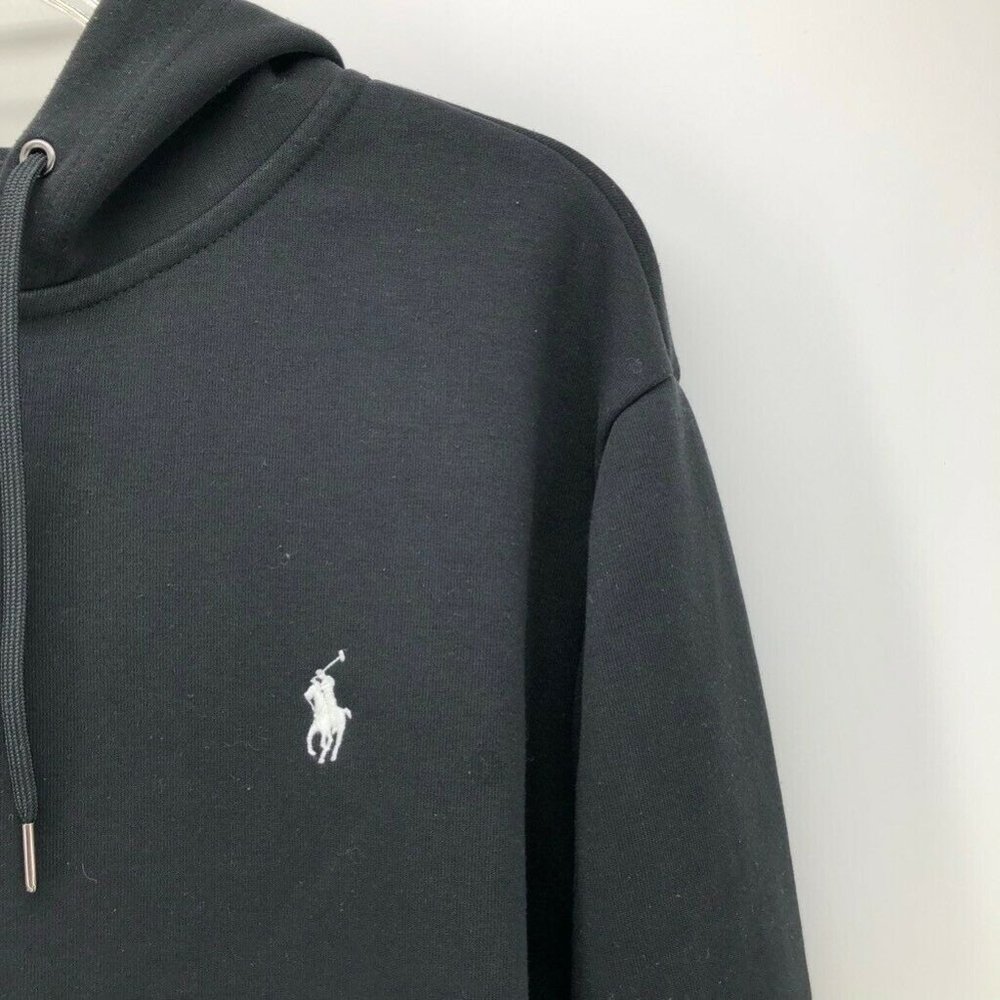 Polo Ralph Lauren Mens Zip Up Hoodie Black Size L - Picture 2 of 8